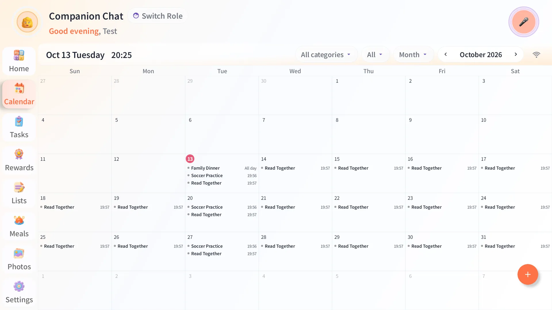 Agenda Familiare Condivisa e Sync Mobile