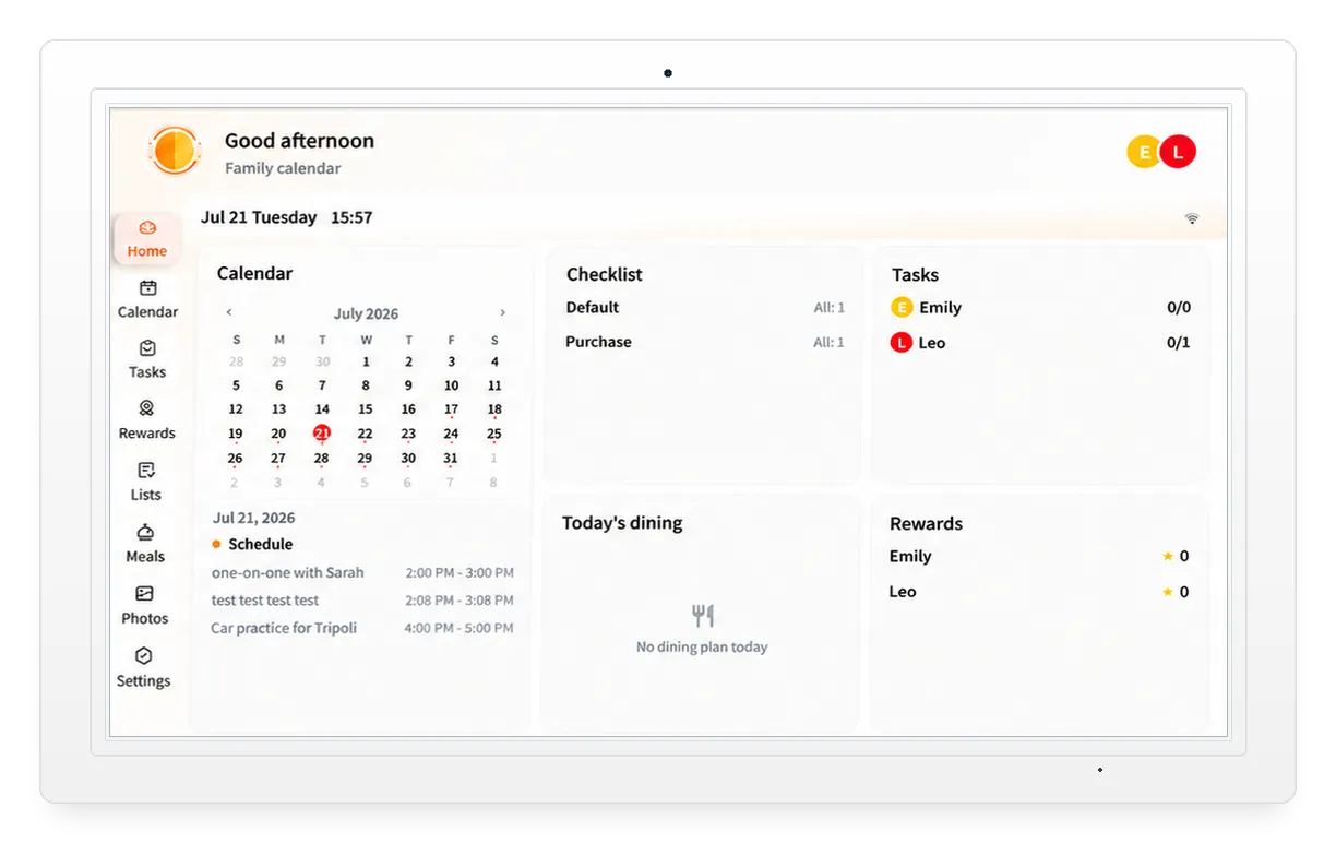 Calendario Familiar IA