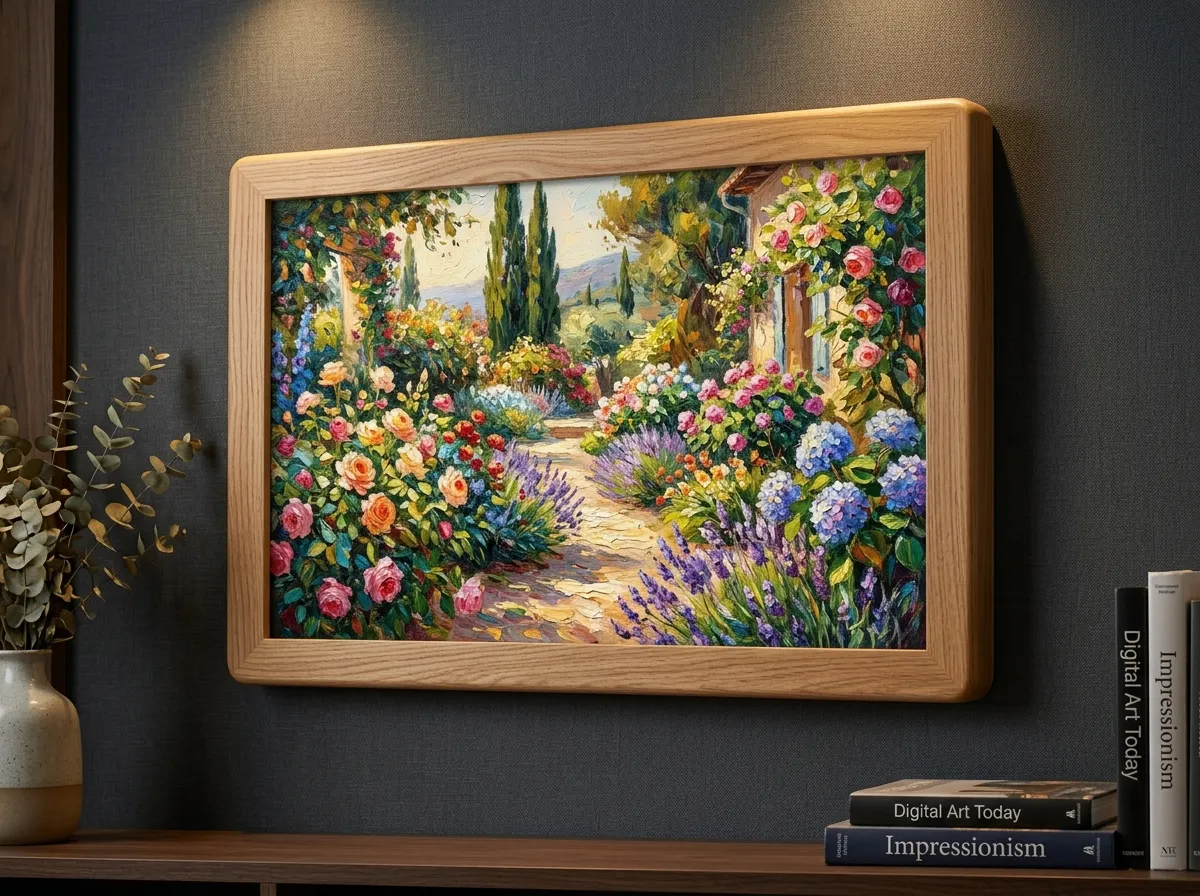 21.5" Smart AI Canvas Art Display Frame