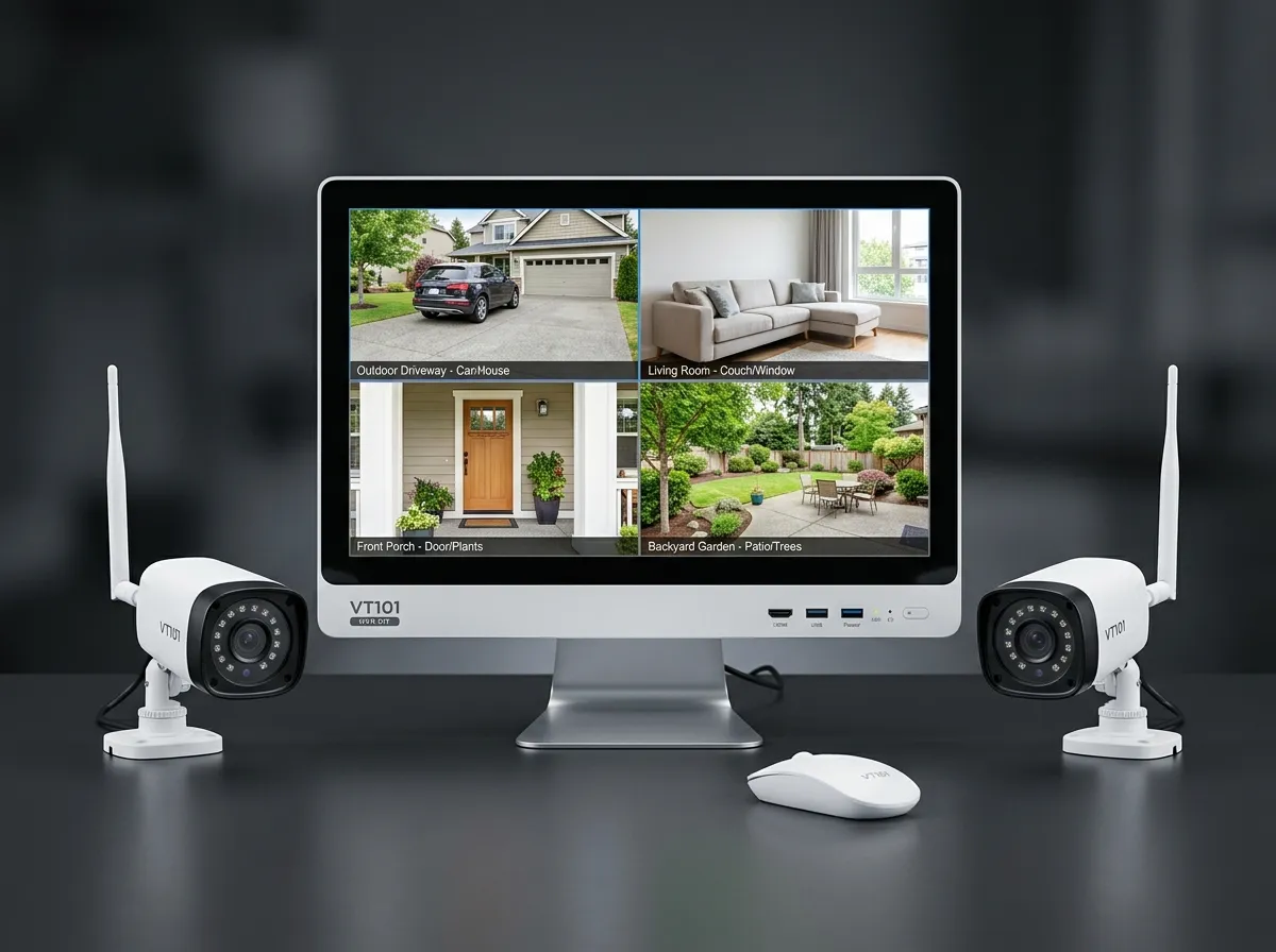 Wireless Security Camera NVR Kit